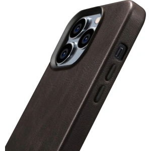 Hurtownia GSM - Etui iCarer Olajgyanta Prémium Bőr MagSafe Apple iPhone 14 Pro Max sötétbarna - ICR342 - {ean13} - Hurt