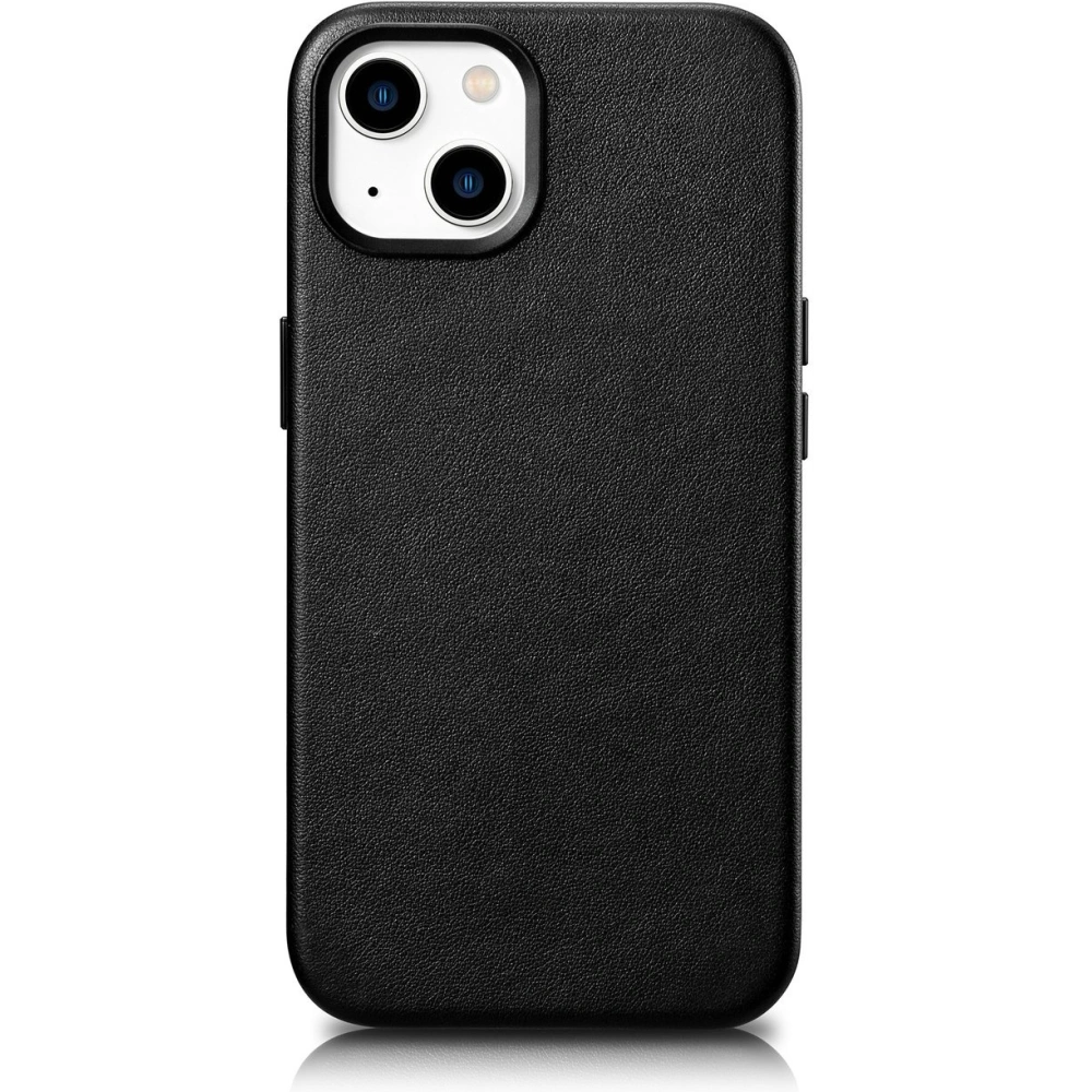 Wholesale iCarer Case Leather MagSafe Apple iPhone 14 black - ICR343 - {ean13} - Hurt