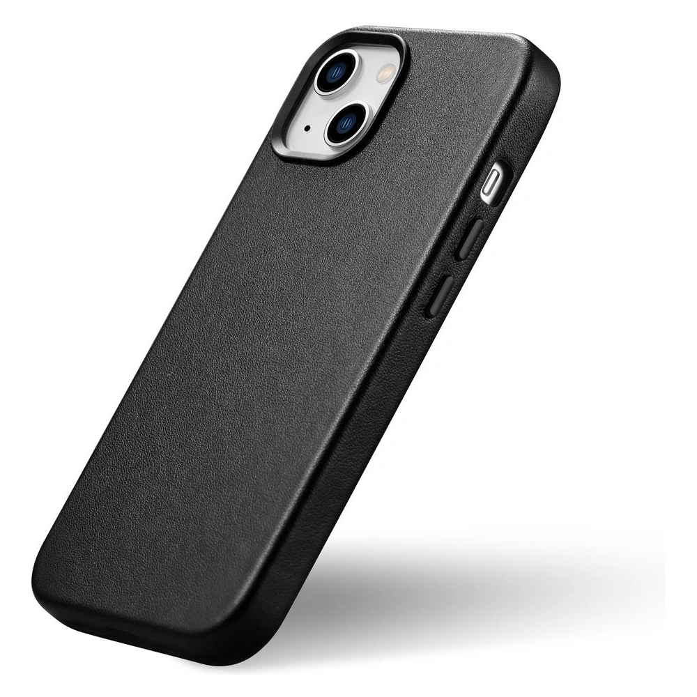 Wholesale iCarer Case Leather MagSafe Apple iPhone 14 black - ICR343 - {ean13} - Hurt