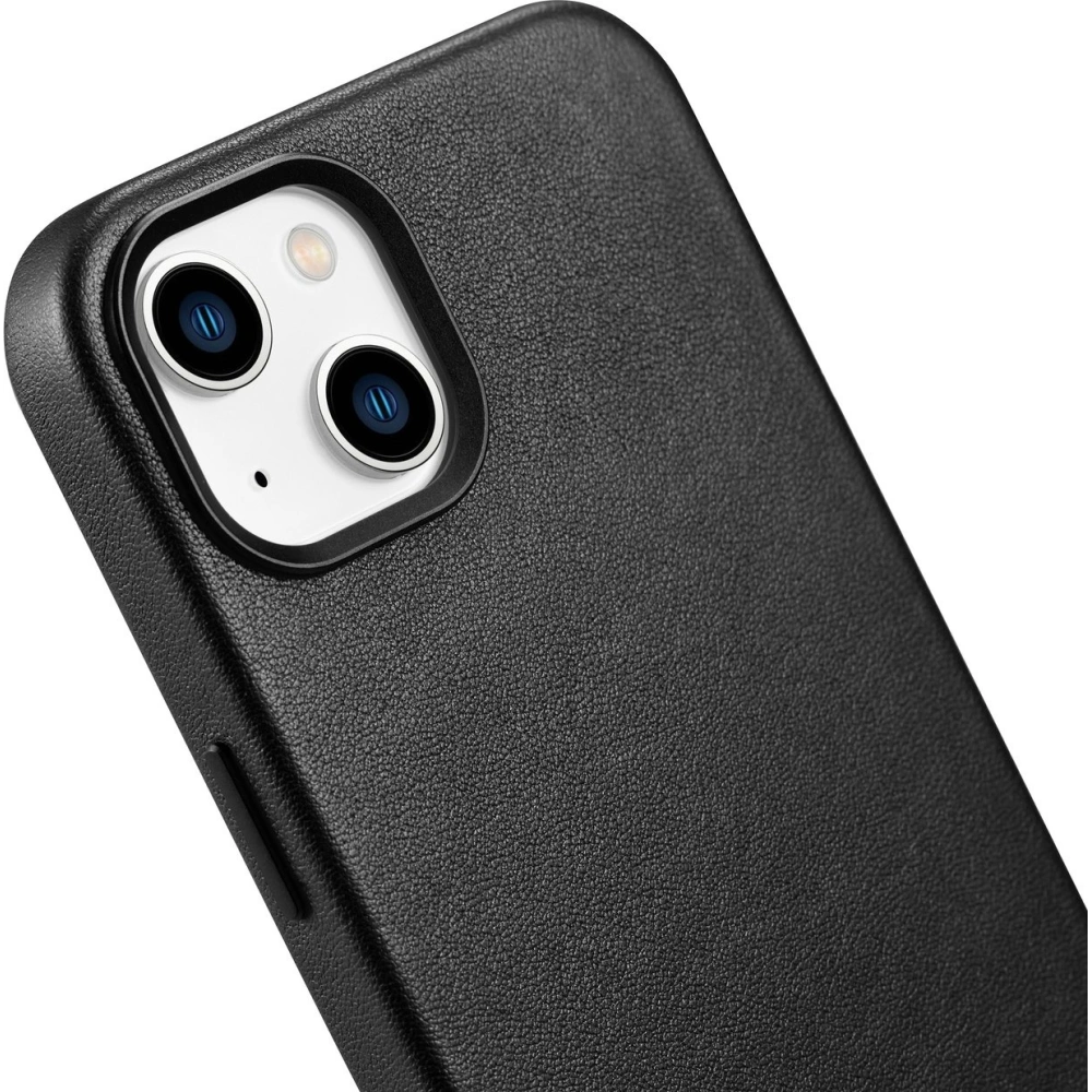Wholesale iCarer Case Leather MagSafe Apple iPhone 14 black - ICR343 - {ean13} - Hurt
