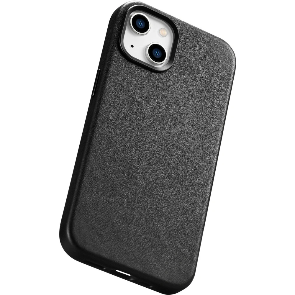 Wholesale iCarer Case Leather MagSafe Apple iPhone 14 black - ICR343 - {ean13} - Hurt