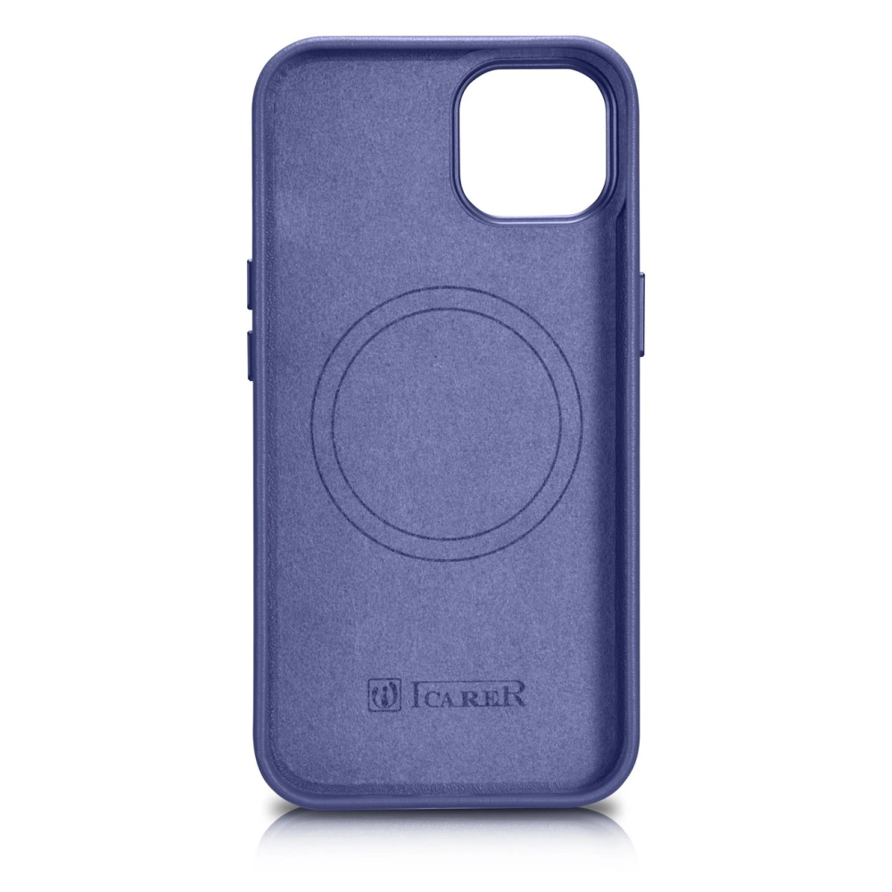 Wholesale iCarer Case Leather MagSafe Apple iPhone 14 light purple - ICR347 - {ean13} - Hurt