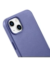 Wholesale iCarer Case Leather MagSafe Apple iPhone 14 light purple - ICR347 - {ean13} - Hurt
