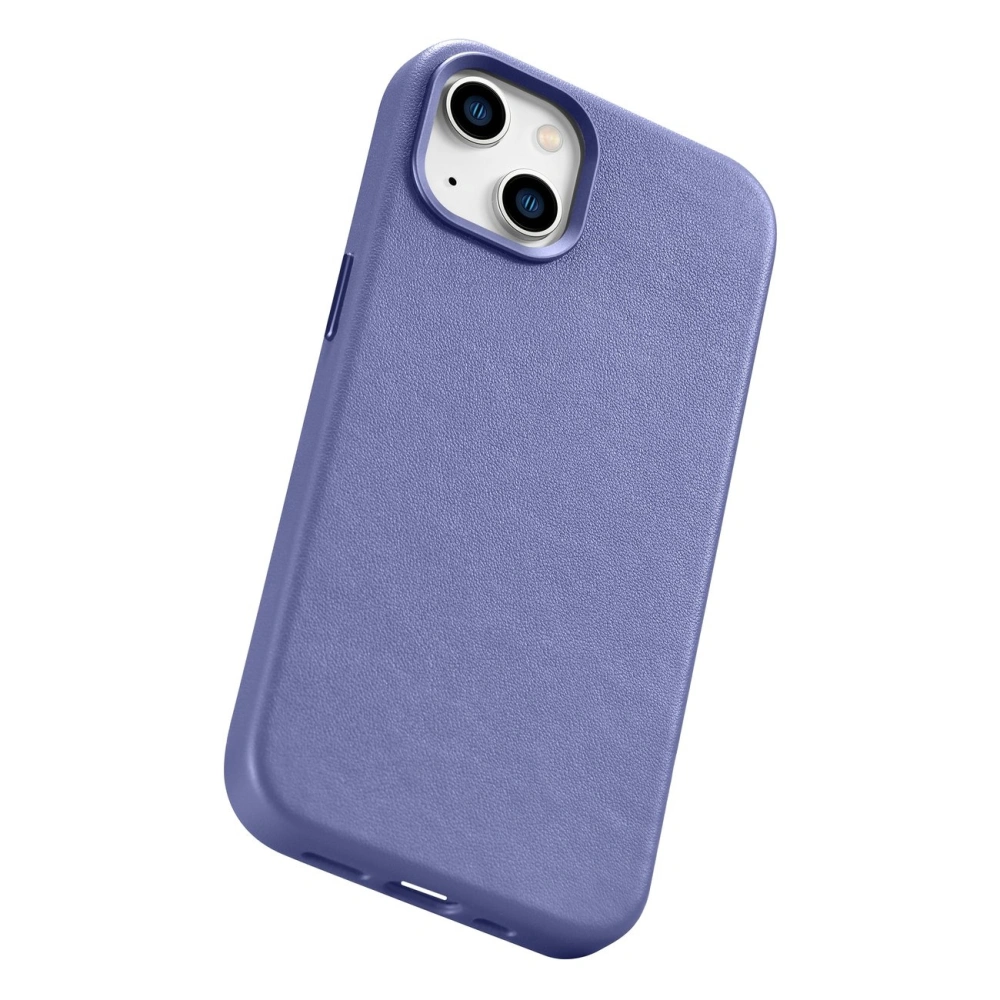 Wholesale iCarer Case Leather MagSafe Apple iPhone 14 light purple - ICR347 - {ean13} - Hurt