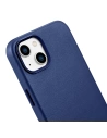 Wholesale iCarer Case Leather MagSafe Apple iPhone 14 blue - ICR348 - {ean13} - Hurt