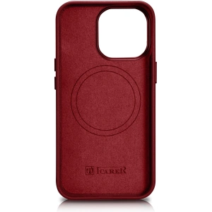 Hurtownia GSM - Etui iCarer Case Leather MagSafe Apple iPhone 14 Pro czerwony - ICR351 - {ean13} - Hurt