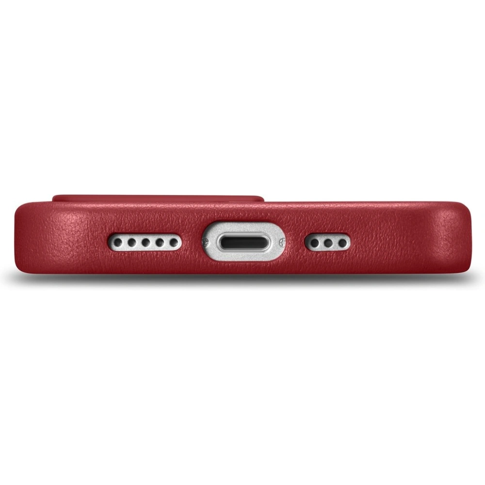 Wholesale iCarer Case Leather MagSafe Apple iPhone 14 Pro red - ICR351 - {ean13} - Hurt