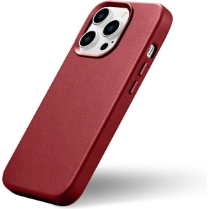 Hurtownia GSM - Etui iCarer Case Leather MagSafe Apple iPhone 14 Pro czerwony - ICR351 - {ean13} - Hurt