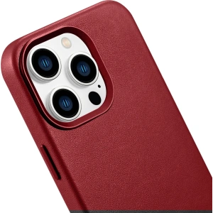 Hurtownia GSM - Etui iCarer Case Leather MagSafe Apple iPhone 14 Pro czerwony - ICR351 - {ean13} - Hurt