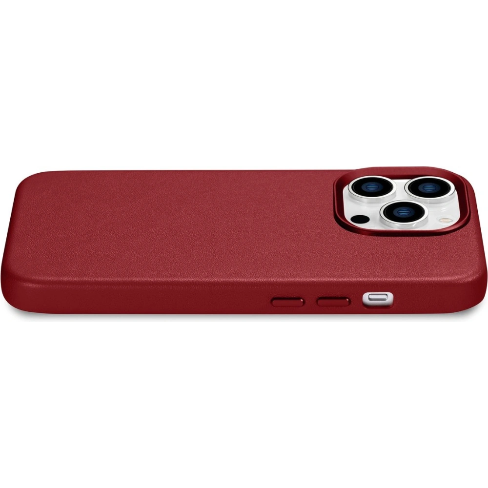 Wholesale iCarer Case Leather MagSafe Apple iPhone 14 Pro red - ICR351 - {ean13} - Hurt