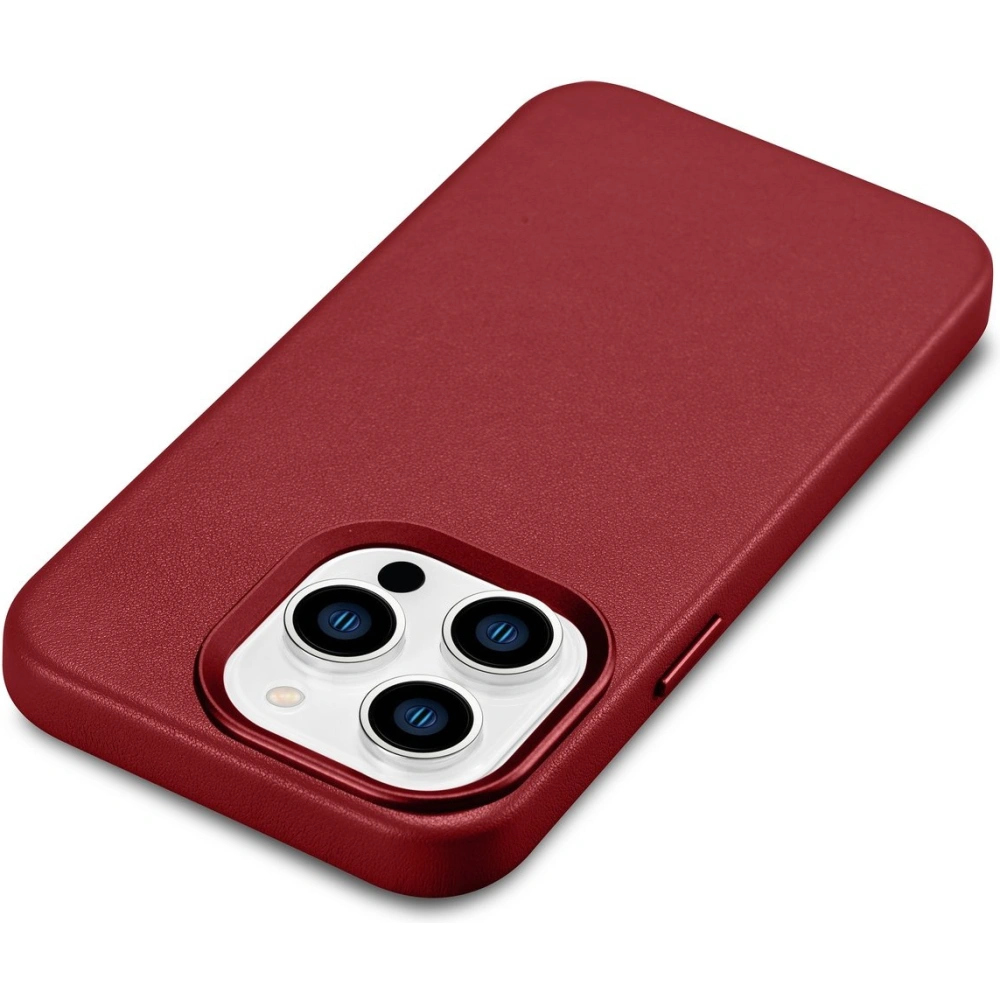 Wholesale iCarer Case Leather MagSafe Apple iPhone 14 Pro red - ICR351 - {ean13} - Hurt