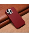 Wholesale iCarer Case Leather MagSafe Apple iPhone 14 Pro red - ICR351 - {ean13} - Hurt