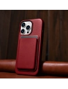 Wholesale iCarer Case Leather MagSafe Apple iPhone 14 Pro red - ICR351 - {ean13} - Hurt