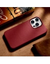 Wholesale iCarer Case Leather MagSafe Apple iPhone 14 Pro red - ICR351 - {ean13} - Hurt