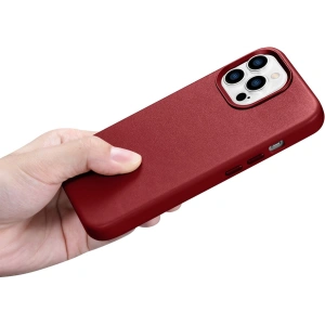 Hurtownia GSM - Etui iCarer Case Leather MagSafe Apple iPhone 14 Pro czerwony - ICR351 - {ean13} - Hurt