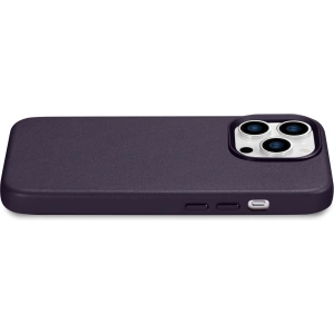 Hurtownia GSM - Etui iCarer Case Leather MagSafe Apple iPhone 14 Pro ciemnofioletowy - ICR352 - {ean13} - Hurt