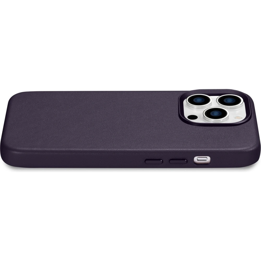 Hurtownia GSM - Case iCarer Case Leder MagSafe Apple iPhone 14 Pro dunkelviolett - ICR352 - {ean13} - Hurt