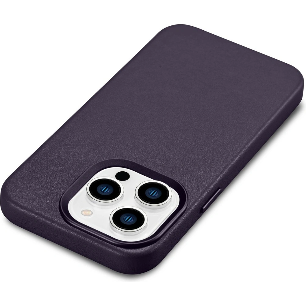 Hurtownia GSM - Case iCarer Case Leder MagSafe Apple iPhone 14 Pro dunkelviolett - ICR352 - {ean13} - Hurt