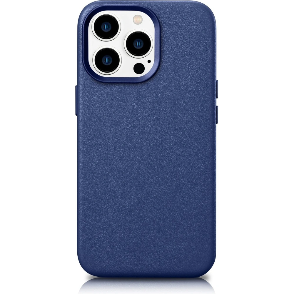 Hurtownia GSM - Etui iCarer Case Leather MagSafe Apple iPhone 14 Pro modrý - ICR354 - {ean13} - Hurt
