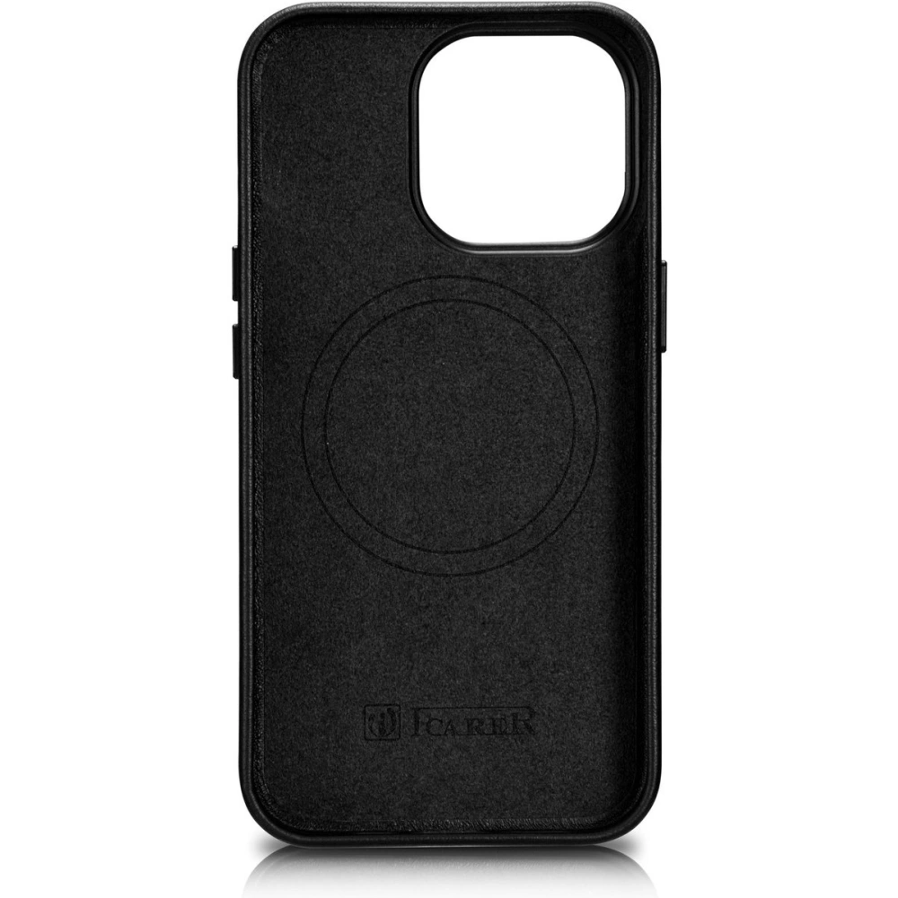 Hurtownia GSM - Etui iCarer Case Leather MagSafe Apple iPhone 14 Pro Max negru - ICR355 - {ean13} - Hurt