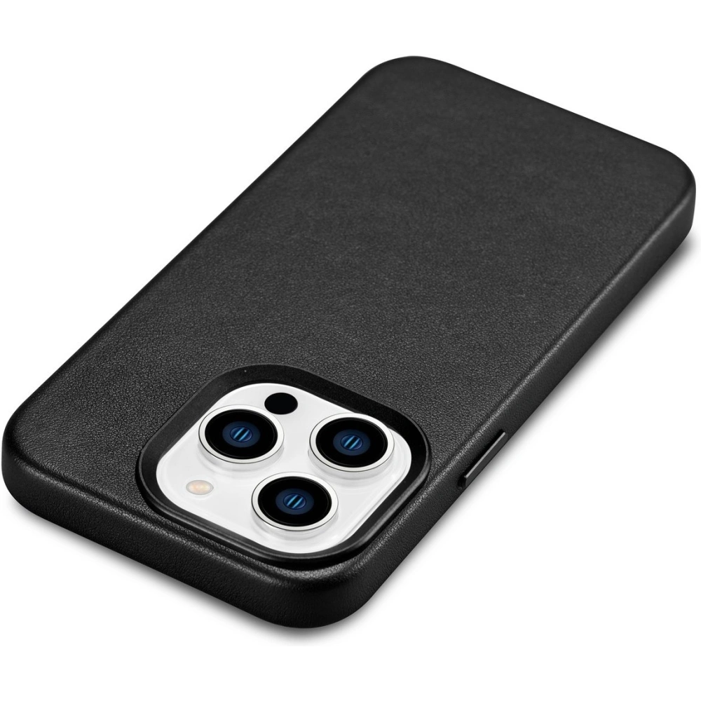 Hurtownia GSM - Etui iCarer Case Leather MagSafe Apple iPhone 14 Pro Max negru - ICR355 - {ean13} - Hurt
