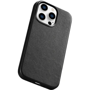Hurtownia GSM - Etui iCarer Case Leather MagSafe Apple iPhone 14 Pro Max czarny - ICR355 - {ean13} - Hurt