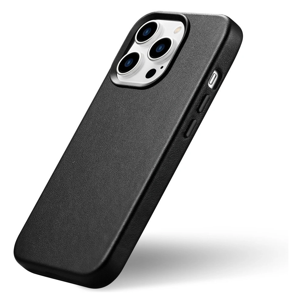 Hurtownia GSM - Etui iCarer Case Leather MagSafe Apple iPhone 14 Pro Max negru - ICR355 - {ean13} - Hurt