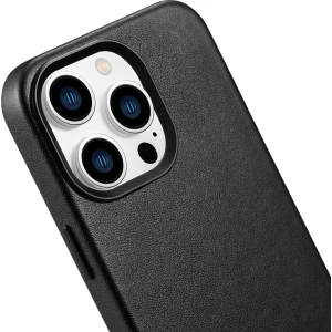 Hurtownia GSM - Etui iCarer Case Leather MagSafe Apple iPhone 14 Pro Max czarny - ICR355 - {ean13} - Hurt