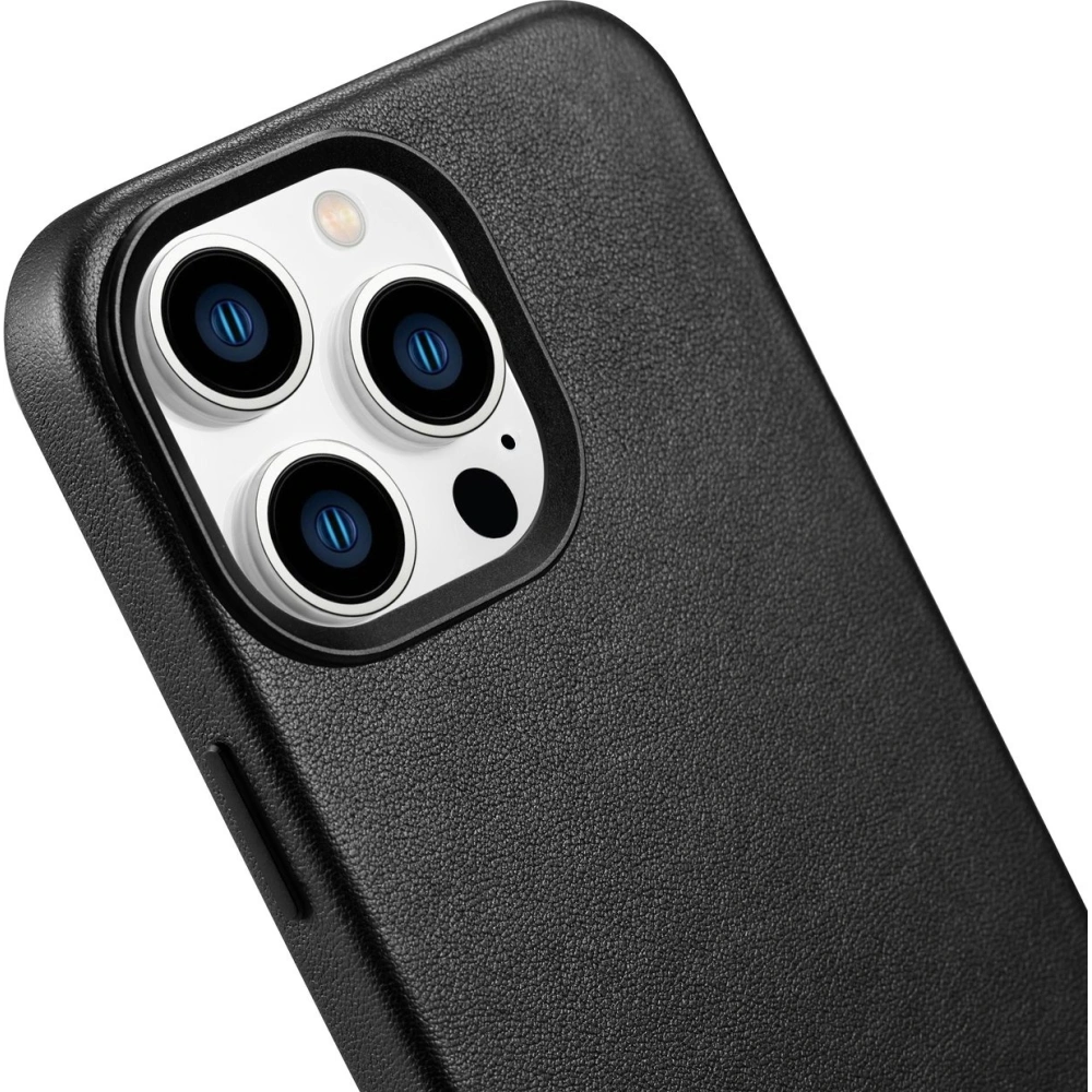 Hurtownia GSM - Etui iCarer Case Leather MagSafe Apple iPhone 14 Pro Max negru - ICR355 - {ean13} - Hurt