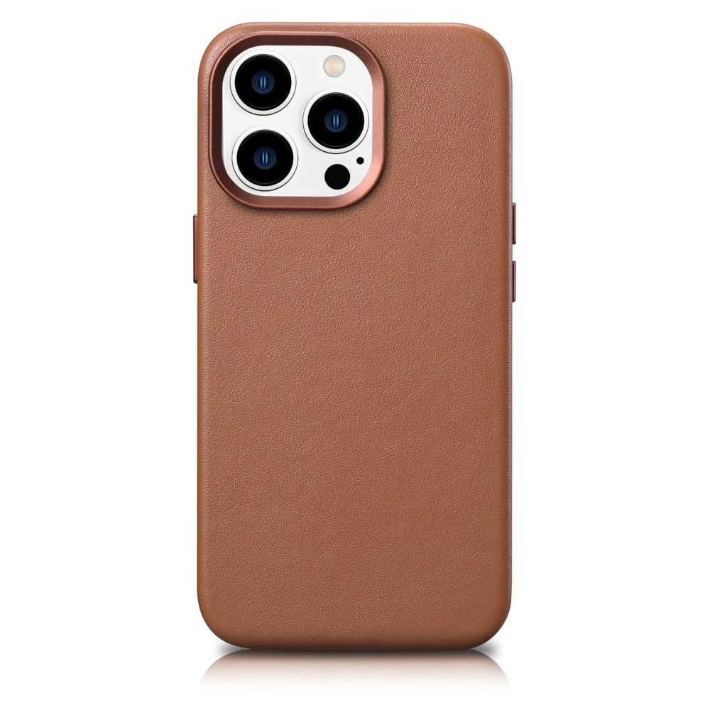 Hurtownia GSM - Etui iCarer Case Leather MagSafe Apple iPhone 14 Pro Max hnědá - ICR356 - {ean13} - Hurt