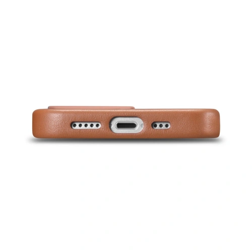 Etui iCarer Case Leather MagSafe Apple iPhone 14 Pro Max brązowy