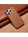Hurtownia GSM - Etui iCarer Case Leather MagSafe Apple iPhone 14 Pro Max brązowy - ICR356 - {ean13} - Hurt