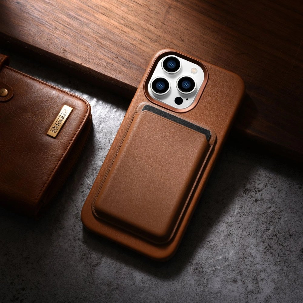 Hurtownia GSM - Etui iCarer Case Leather MagSafe Apple iPhone 14 Pro Max hnědá - ICR356 - {ean13} - Hurt