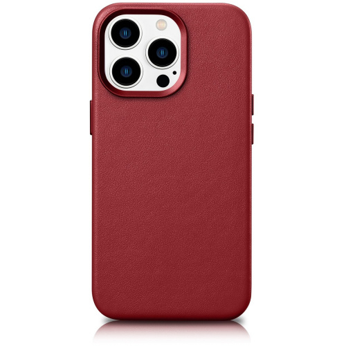 Hurtownia iCarer - 6975092685371 - ICR357 - Etui iCarer Case Leather MagSafe Apple iPhone 14 Pro Max czerwony - B2B homescreen