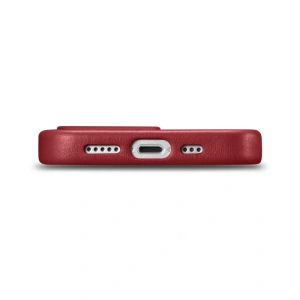 Hurtownia GSM - Etui iCarer Case Leather MagSafe Apple iPhone 14 Pro Max czerwony - ICR357 - {ean13} - Hurt