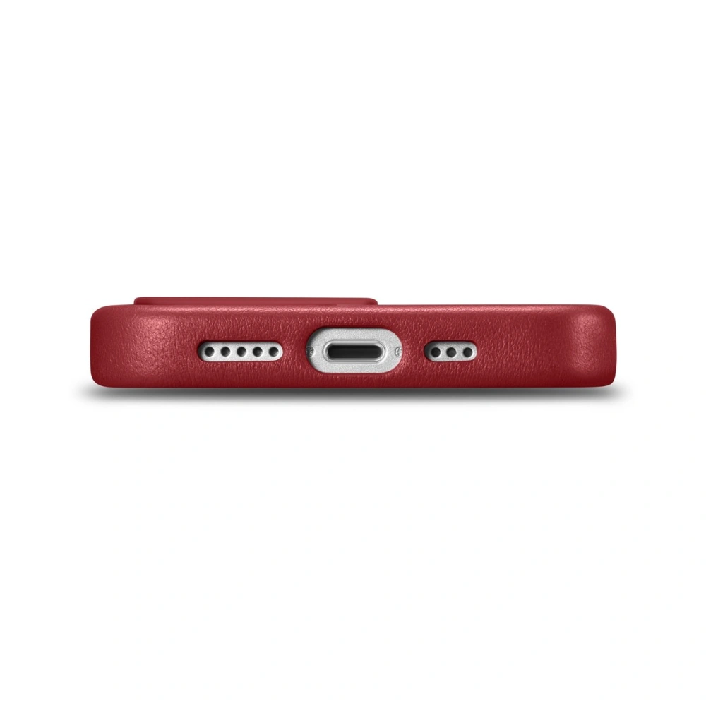 Hurtownia GSM - Etui iCarer Case Leather MagSafe Apple iPhone 14 Pro Max červená - ICR357 - {ean13} - Hurt