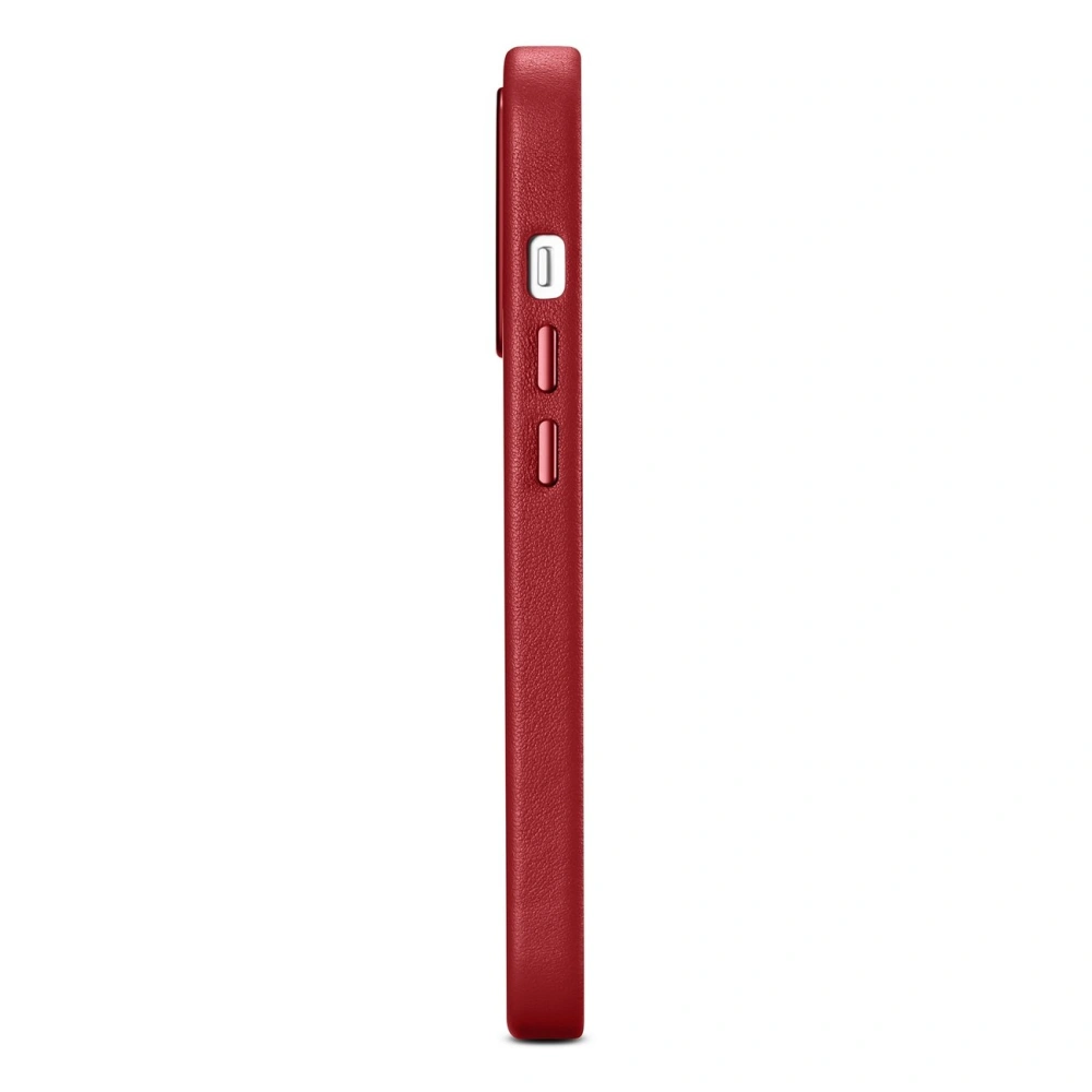 Hurtownia GSM - Etui iCarer Case Leather MagSafe Apple iPhone 14 Pro Max červená - ICR357 - {ean13} - Hurt