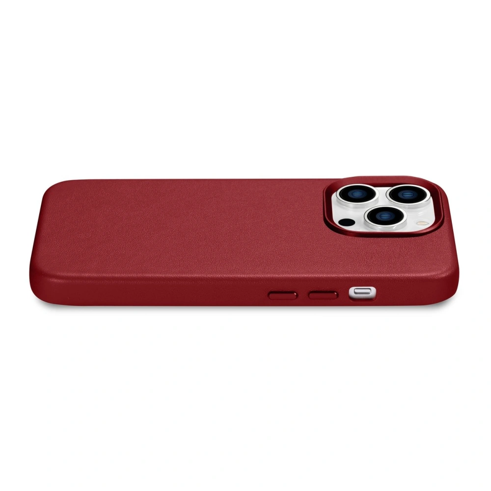 Hurtownia GSM - Etui iCarer Case Leather MagSafe Apple iPhone 14 Pro Max červená - ICR357 - {ean13} - Hurt