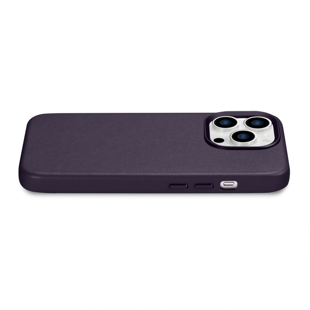 Hurtownia GSM - Etui iCarer Case Leather MagSafe Apple iPhone 14 Pro Max tmavě fialové - ICR358 - {ean13} - Hurt