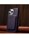 Hurtownia GSM - Etui iCarer Case Leather MagSafe Apple iPhone 14 Pro Max tmavě fialové - ICR358 - {ean13} - Hurt