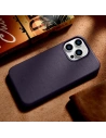 Hurtownia GSM - Etui iCarer Case Leather MagSafe Apple iPhone 14 Pro Max tmavě fialové - ICR358 - {ean13} - Hurt