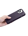 Hurtownia GSM - Etui iCarer Case Leather MagSafe Apple iPhone 14 Pro Max tmavě fialové - ICR358 - {ean13} - Hurt