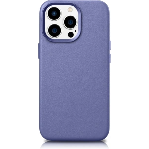 Wholesale iCarer Case Leather MagSafe Apple iPhone 14 Pro Max light purple - ICR359 - {ean13} - Hurt