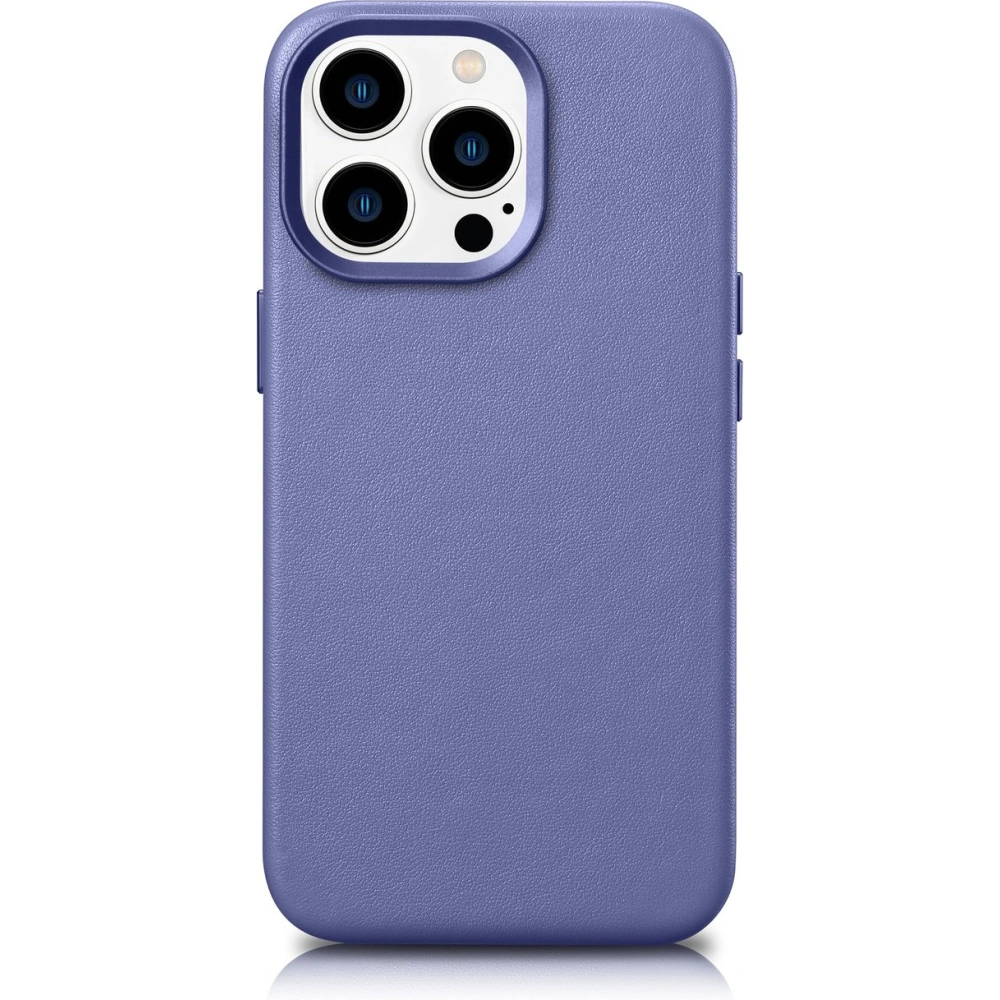 Wholesale iCarer Case Leather MagSafe Apple iPhone 14 Pro Max light purple - ICR359 - {ean13} - Hurt