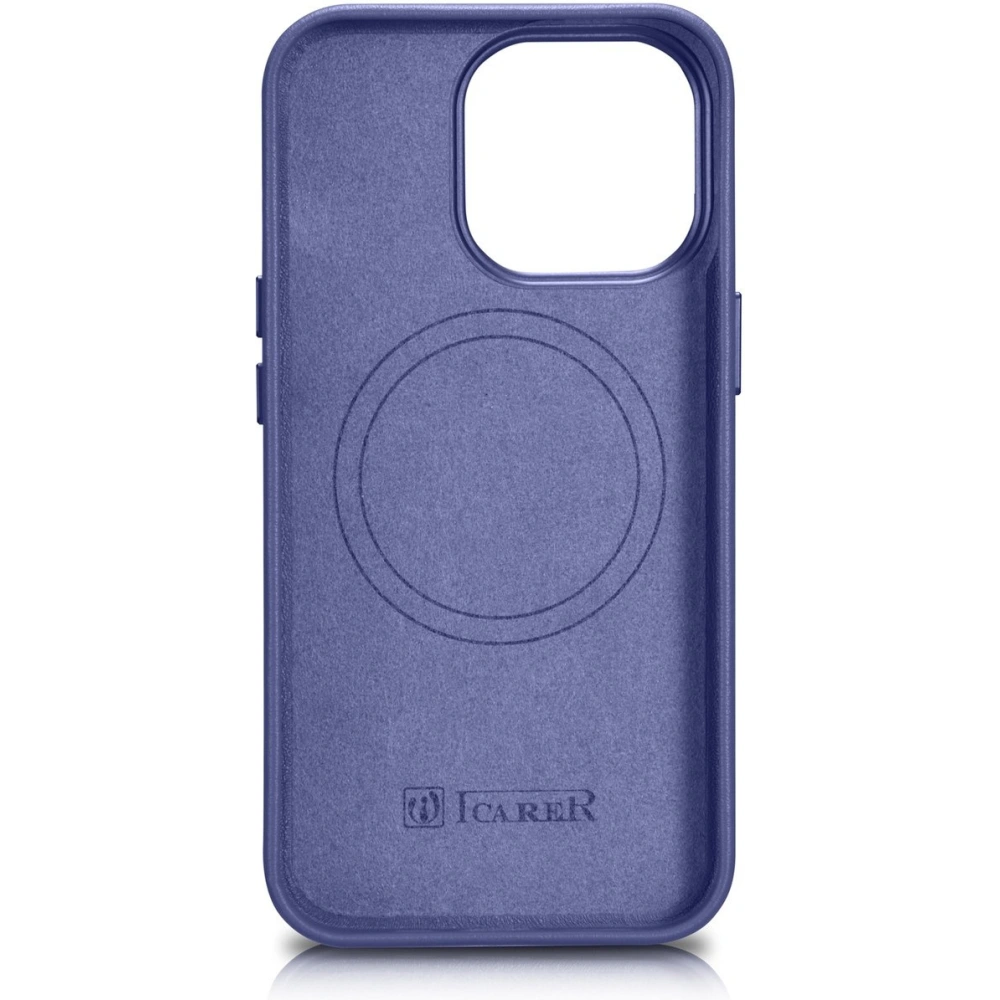 Hurtownia GSM - Etui iCarer Case Leather MagSafe Apple iPhone 14 Pro Max jasnofialové - ICR359 - {ean13} - Hurt