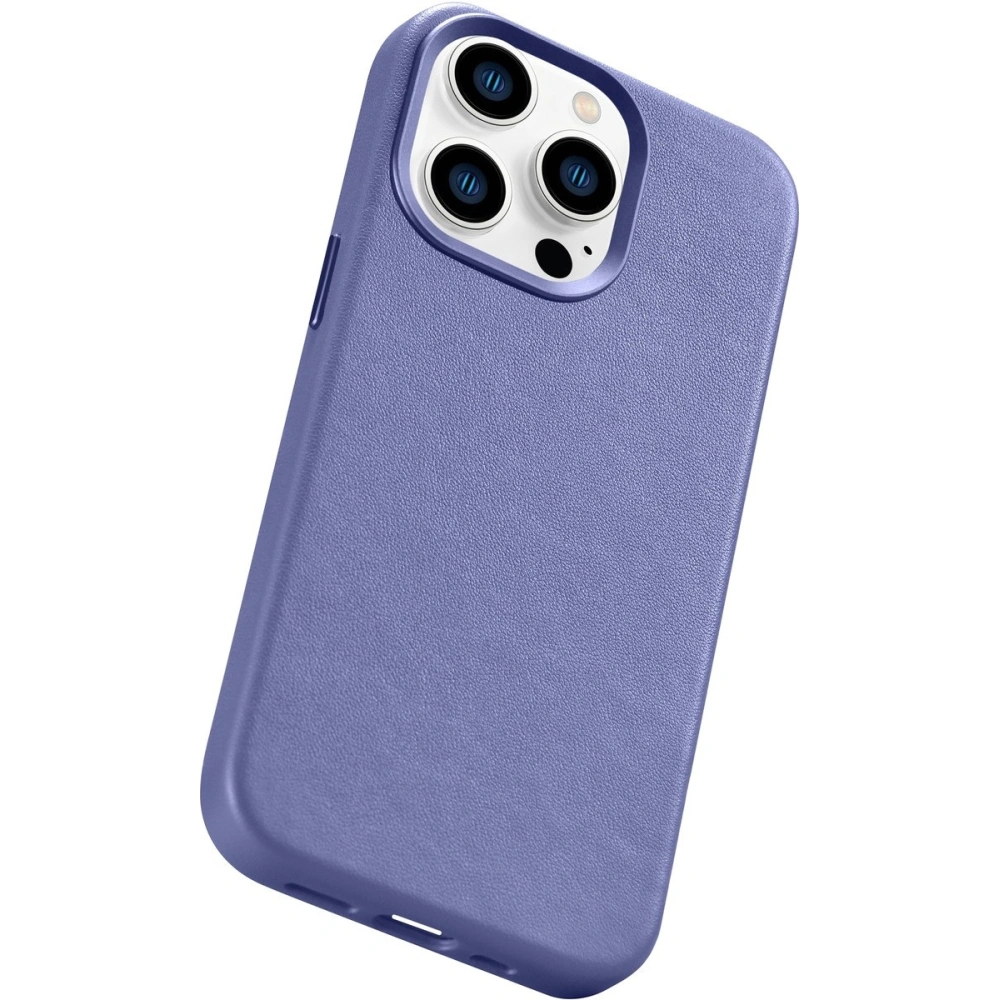 Wholesale iCarer Case Leather MagSafe Apple iPhone 14 Pro Max light purple - ICR359 - {ean13} - Hurt