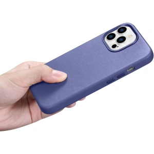Wholesale iCarer Case Leather MagSafe Apple iPhone 14 Pro Max light purple - ICR359 - {ean13} - Hurt