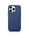 iCarer Case Leather MagSafe Apple iPhone 14 Pro Max blue