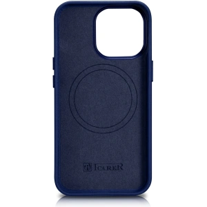 Wholesale iCarer Case Leather MagSafe Apple iPhone 14 Pro Max blue - ICR360 - {ean13} - Hurt