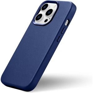 Wholesale iCarer Case Leather MagSafe Apple iPhone 14 Pro Max blue - ICR360 - {ean13} - Hurt